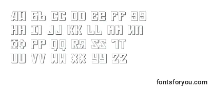 SovietExpanded3D Font