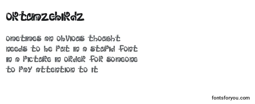 Mortumzebirdz Font