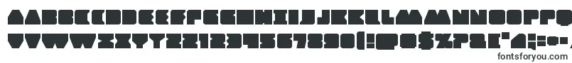 Шрифт Contourofdutyexpand – тяжелые шрифты