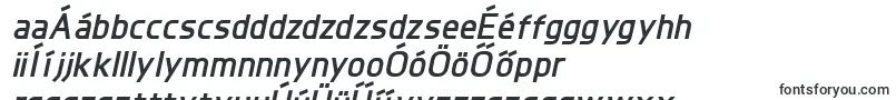KnulExtrabolditalic-Schriftart – ungarische Schriften