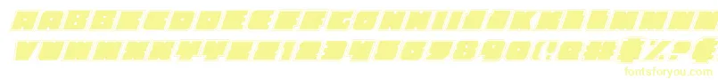 Police AnakefkaAcademyItalic – polices jaunes
