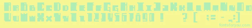 Подробнее о шрифте Alachuabold Шрифт Alachuabold – зелёные шрифты на жёлтом фоне