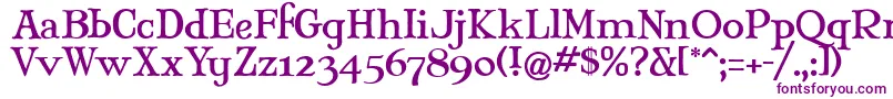 More about Mjantiq Font Mjantiq Font – Purple Fonts on White Background