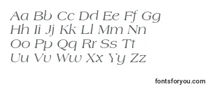 AmericanaLtItalic Font
