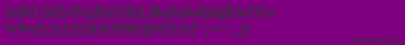 Antiqua60b Font – Black Fonts on Purple Background