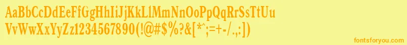 More about Antiqua60b Font Antiqua60b Font – Orange Fonts on Yellow Background