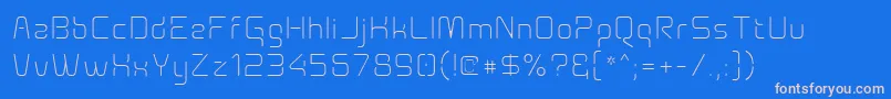 More about Aunchantedxspacethin Font Aunchantedxspacethin Font – Pink Fonts on Blue Background