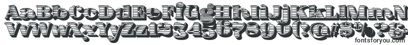 FatFlamingo5WoodcutBlack-Schriftart – Schriften für KOMPAS-3D