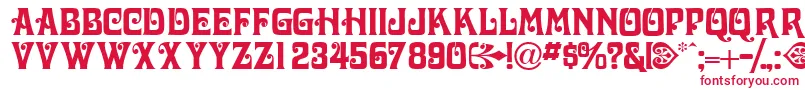 Volutecapsssk Font – Red Fonts