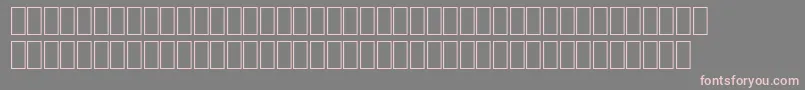 Othmani1 Font – Pink Fonts on Gray Background