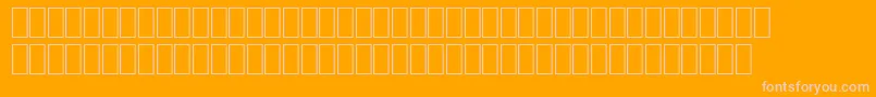 Othmani1 Font – Pink Fonts on Orange Background