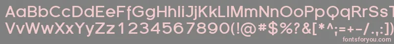 SfflorencesansBold Font – Pink Fonts on Gray Background