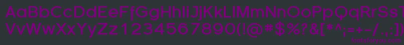 SfflorencesansBold Font – Purple Fonts on Black Background