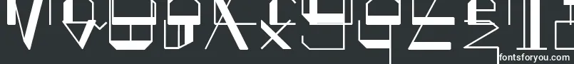 Шрифт Switched – белые шрифты на чёрном фоне