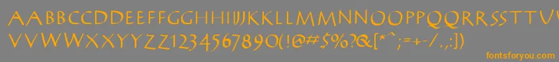 More about AntikwaBold Font AntikwaBold Font – Orange Fonts on Gray Background
