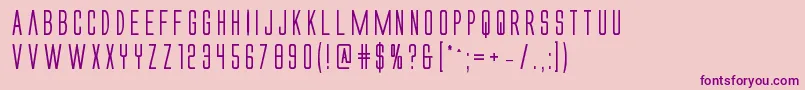 Шрифт Alienleaguebold – фиолетовые шрифты на розовом фоне