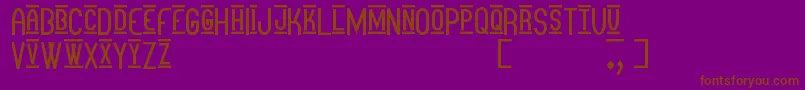 More about OtraMasStf Font OtraMasStf Font – Brown Fonts on Purple Background