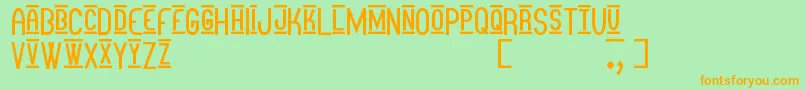 More about OtraMasStf Font OtraMasStf Font – Orange Fonts on Green Background