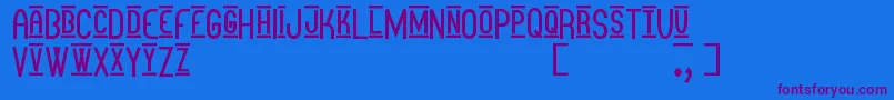 More about OtraMasStf Font OtraMasStf Font – Purple Fonts on Blue Background