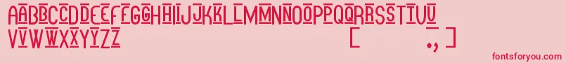 More about OtraMasStf Font OtraMasStf Font – Red Fonts on Pink Background