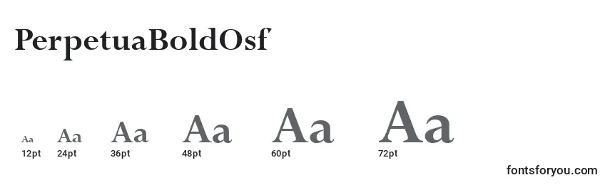 Размеры шрифта PerpetuaBoldOsf