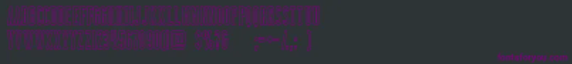 More about BackboardoutlineFreeForPersonalUseOnly Font BackboardoutlineFreeForPersonalUseOnly Font – Purple Fonts on Black Background
