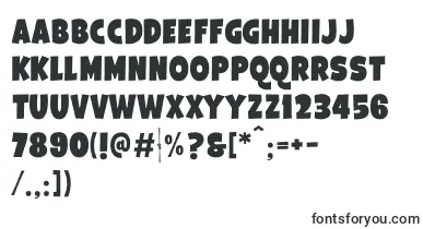 GalponBlack font – sports Fonts