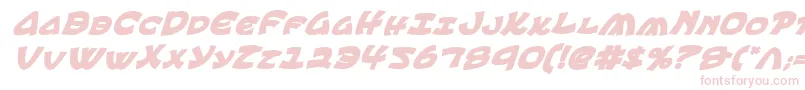 EphesianCondboldital Font – Pink Fonts on White Background