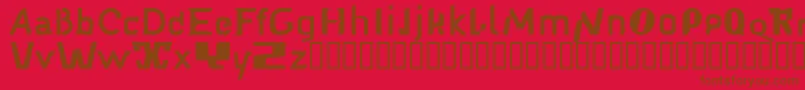 Подробнее о шрифте Babelfish1 Шрифт Babelfish1 – коричневые шрифты на красном фоне
