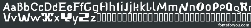 Шрифт Babelfish1 – белые шрифты