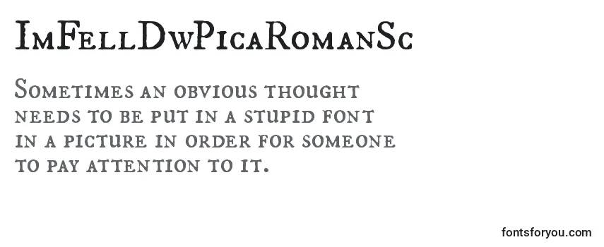 ImFellDwPicaRomanSc Font