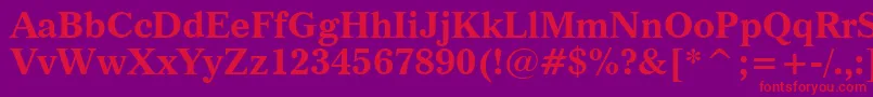 More about ImperialBoldBt Font ImperialBoldBt Font – Red Fonts on Purple Background