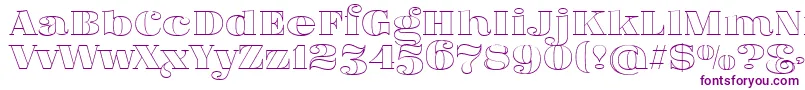 FatFlamingo5Outline Font – Purple Fonts