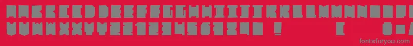 More about FatBross Font FatBross Font – Gray Fonts on Red Background