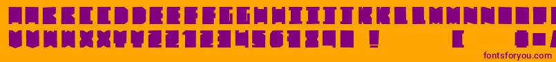 More about FatBross Font FatBross Font – Purple Fonts on Orange Background