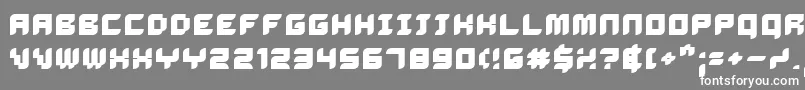 フォントDelib – 灰色の背景に白い文字