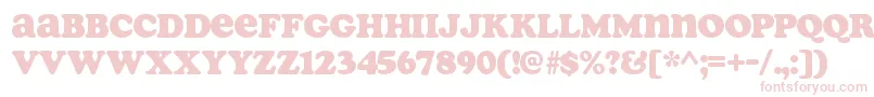 SoapRegular Font – Pink Fonts on White Background