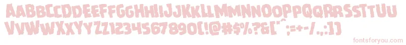 Howlinmadrotate Font – Pink Fonts on White Background