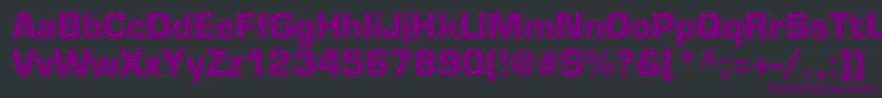 Saiba mais sobre a fonte EurofontcBold Fonte EurofontcBold – fontes roxas em um fundo preto