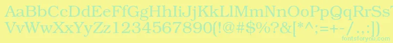 Подробнее о шрифте Bookmanc Шрифт Bookmanc – зелёные шрифты на жёлтом фоне