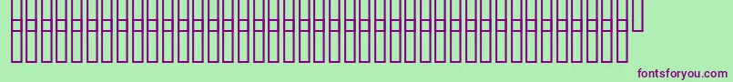 Uzgrunt Font – Purple Fonts on Green Background
