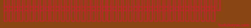 Uzgrunt Font – Red Fonts on Brown Background