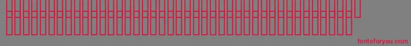 Uzgrunt Font – Red Fonts on Gray Background