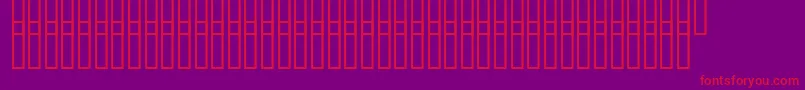 Uzgrunt Font – Red Fonts on Purple Background