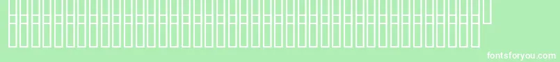 Uzgrunt Font – White Fonts on Green Background