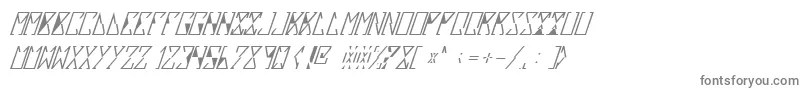 SlouxItalic-fontti – harmaat fontit