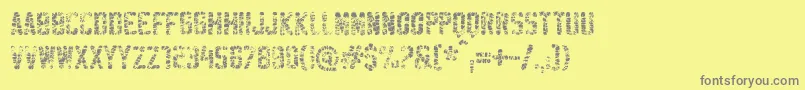 Weitere Informationen zur SablonMegaWashed-Schriftart SablonMegaWashed-Schriftart – Graue Schriften auf gelbem Hintergrund