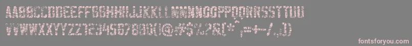 SablonMegaWashed-Schriftart – Rosa Schriften auf grauem Hintergrund
