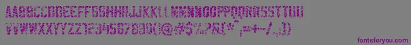 SablonMegaWashed-Schriftart – Violette Schriften auf grauem Hintergrund