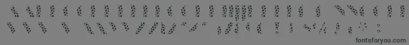 Шрифт ManbowDots – чёрные шрифты на сером фоне